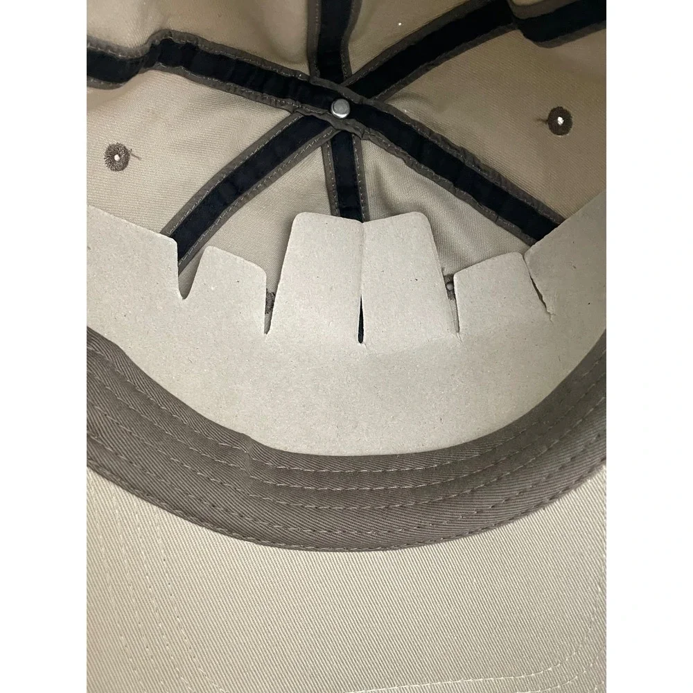 Vintage Walt Disney World Ahead Golf Hat Cap Beige NWOT